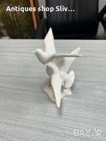 Порцланова фигура на гълъбите на мира. №3740, снимка 2 - Антикварни и старинни предмети - 40252849