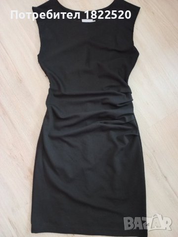 Черна елегантна рокля Kaffe , снимка 1 - Рокли - 38964604