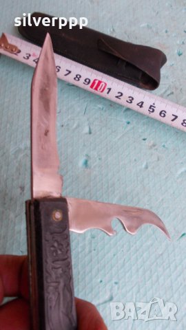  Руски сгъваем нож с калъф , снимка 2 - Други ценни предмети - 26952485