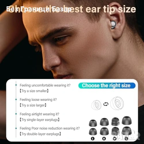 Нови Меки шумоизолиращи тапи за уши за сън концентрация пътуване с кутия, снимка 4 - Други - 53011513