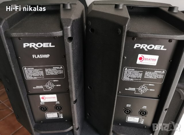 2бр. Професионални стерео тонколони PROEL 8" FLASH8P, снимка 6 - Тонколони - 44113346