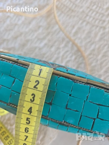 Ръчно изработена дамска чанта, мозайка, снимка 11 - Чанти - 51316226