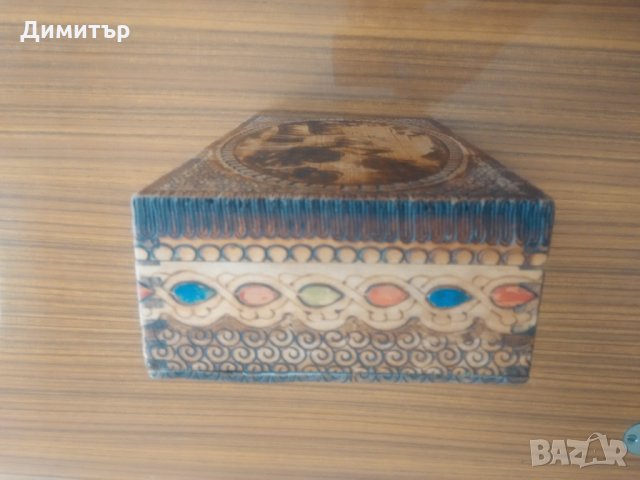 Кутия дървена ретро, снимка 5 - Декорация за дома - 32731413