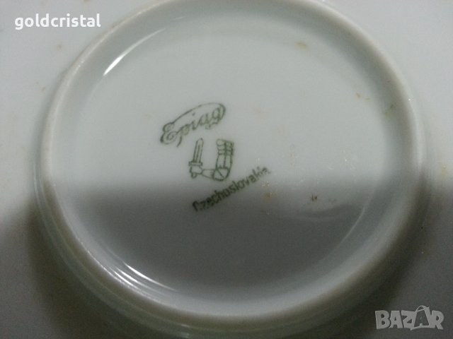 Антикварен порцелан Епиаг Чехословакия голямо плато чиния , снимка 5 - Антикварни и старинни предмети - 42963911