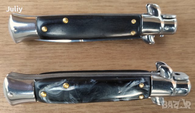 Автоматичен сгъваем  нож АКC Italy / Stiletto / - 9 инча, снимка 15 - Ножове - 39794519