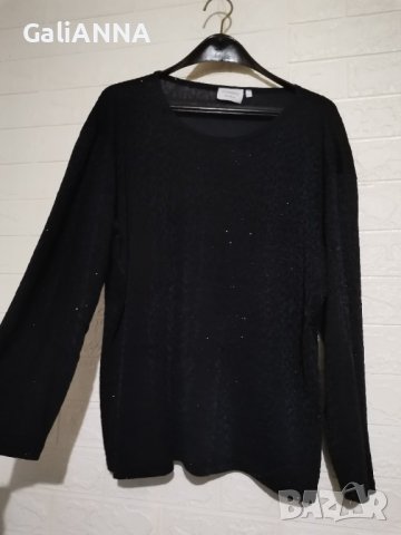 СТРАХОТНА БЛУЗА СЪС СРЕБРИСТИ НИШКИ 2XL-3XL, снимка 6 - Туники - 43687354