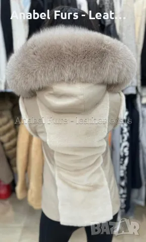 Дамски палта от естествена кожа и естествен косъм, снимка 4 - Палта, манта - 48169231