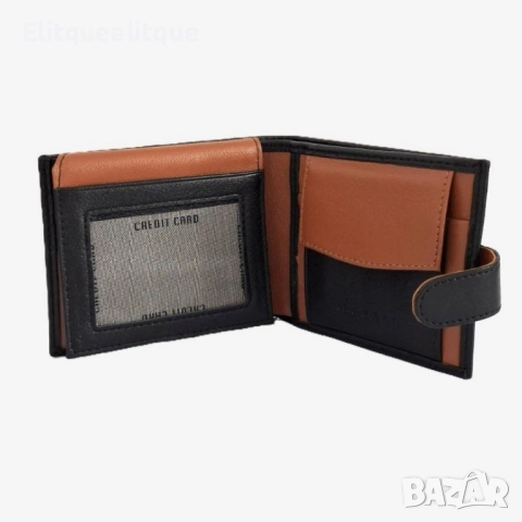 Портфейл от естествена к. NAKISA, снимка 4 - Портфейли, портмонета - 52292270