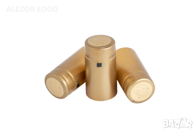 Термосвиваеми капсули Златисти за стъклени бутилки