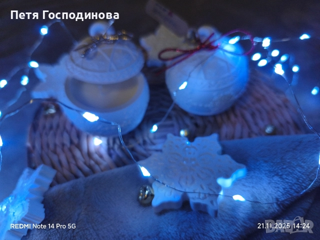 Коледни свещи -Коледна магия, снимка 7 - Коледни подаръци - 52682172