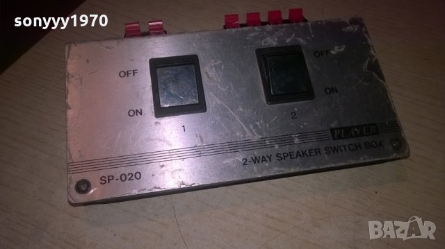 PLAYER SP-020 2WAY SPEAKER SWITCH BOX ВНОС ШВЕЦИЯ, снимка 2 - Други - 27626895