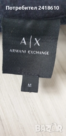 Armani Exchange A/X Milano Cotton  Mens Size M ОРИГИНАЛ! Мъжкo Худи!, снимка 7 - Суичъри - 52470768