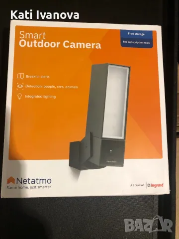 Netatmo Smart външна охранителна камера със 105dB сирена и WiFi | Изпращайте сигнали до вашия смартф, снимка 4 - IP камери - 47957517