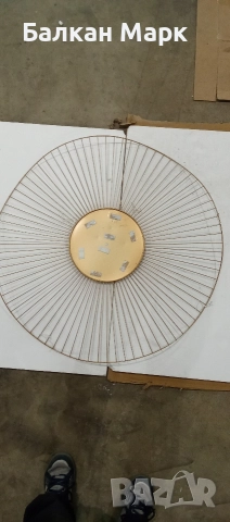 Декоративна метална рамка за огледало Lawrence Grey – 90 см, снимка 7 - Други - 52883357