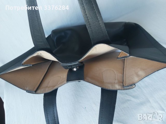 Оригинална елегантна кожена чанта ZARA, снимка 7 - Чанти - 40835799