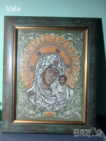 Гоблен „Казанската Мадона“, снимка 5 - Гоблени - 53064550