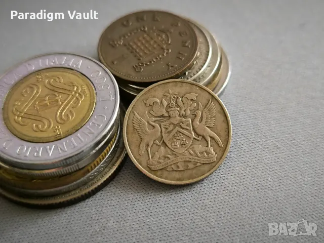 Монета - Тринидад и Тобаго - 25 цента | 1966г., снимка 2 - Нумизматика и бонистика - 48827628