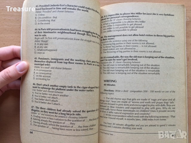 Ten Practice Tests with Key. Book 3, снимка 12 - Чуждоезиково обучение, речници - 38578732