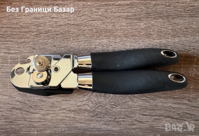 Нова Ръчна отварачка за консерви Enteenly – мултифункционална, с ергономични дръжки и остро острие, снимка 4 - Аксесоари за кухня - 53353399