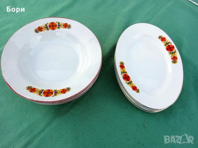 Български порцелан чинии плата