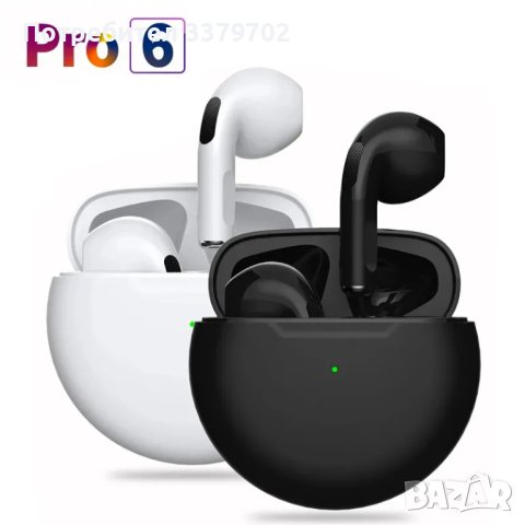 Безжични слушалки TWS PRO 6 с bluetooth, съвместими с IOS/Android, снимка 1 - Bluetooth слушалки - 42931755