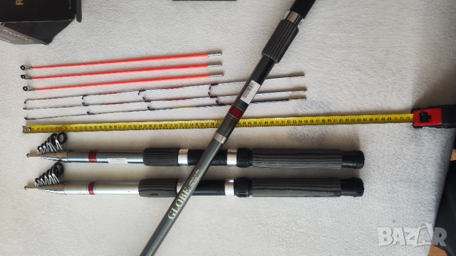 Три въдици с макари и подарък, снимка 7 - Въдици - 52605725