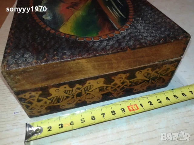 КРАСИВА ДЪРВЕНА КУТИЯ 0306251003, снимка 9 - Антикварни и старинни предмети - 50530295