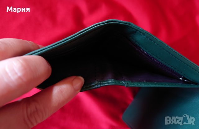 Малък кожен портфейл, снимка 4 - Портфейли, портмонета - 40546632