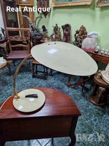 Рядка голяма антикварна руска съветска настолна лампа , снимка 6 - Антикварни и старинни предмети - 53463763