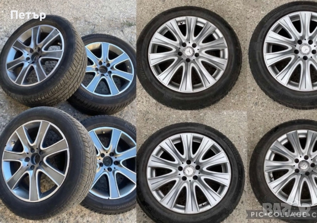 MERCEDES Оригинални джанти и зимни гуми 245/50/18 МЕРЦЕДЕС