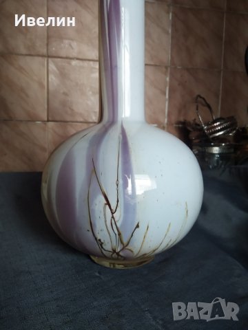 стъклена ваза арт, снимка 2 - Вази - 27475646