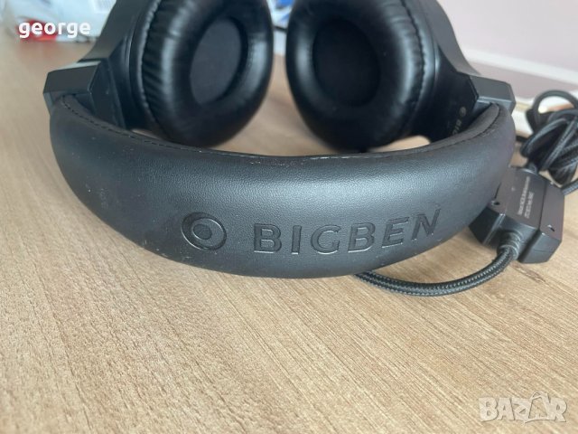 Геймърски слушалки Nacon Bigben PS4 Official Headset V3 Titanium, Микрофон, снимка 8 - Слушалки и портативни колонки - 43864233
