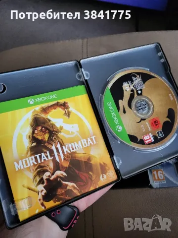 Mortal Kombat два steelbook-а и Monster Hunter , снимка 4 - Игри за Xbox - 49549512