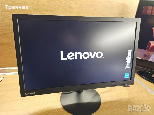 Монитор Lenovo T2224 22'IPS Full HD, снимка 2 - Монитори - 43710190