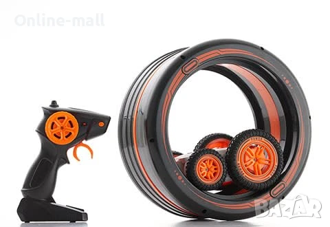 Каскадна количка с дистанционно- трансформираща се, въртяща се на 360, снимка 5 - Коли, камиони, мотори, писти - 51206437