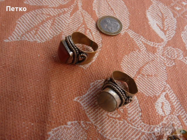 Стари бронзови пръстени, снимка 3 - Антикварни и старинни предмети - 53130102