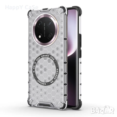 Honor Magic 7 Lite / HONEYCOMB MAGSAFE Удароустойчив кейс гръб калъф