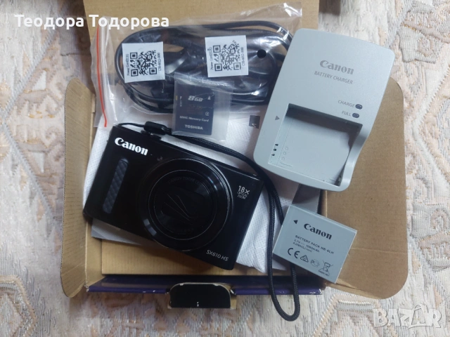 Canon PowerShot SX610 HS Black, снимка 4 - Фотоапарати - 53290030