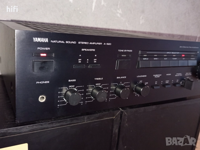 Стерео усилвател Yamaha A-520, снимка 2 - Ресийвъри, усилватели, смесителни пултове - 52793184