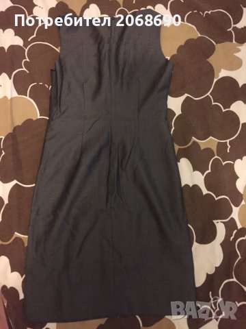 Стилна и качествена италианска дамска рокля с вълна и коприна+подарък, снимка 4 - Рокли - 43072615