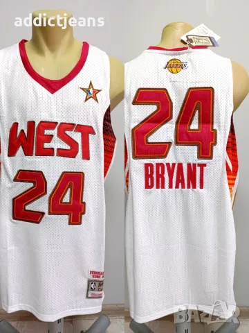 Мъжки потник Mitchell&Ness Kobe Bryant Los Angeles Lakers NBA All-Star размер L , XL , XXL, снимка 1 - Спортни дрехи, екипи - 48621926