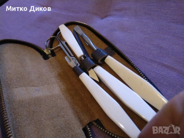 Комплект за маникюр с калъвче естествена кожа 7 части, снимка 2 - Други - 43185809