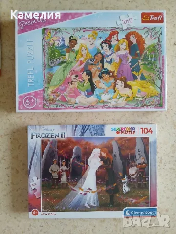 Disney -  пъзели: принцесите и Frozen 