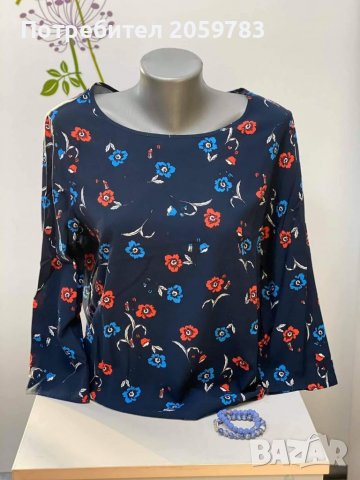 Дамска риза с надписи и блузка с цветя , снимка 4 - Ризи - 32570860