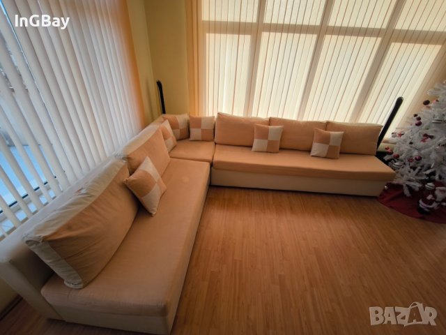 Кожен диван с място за съхранение, снимка 6 - Дивани и мека мебел - 43605244