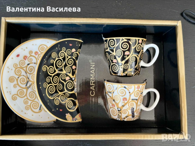 Комплект «Целувката», Климт, снимка 2 - Сервизи - 53043322