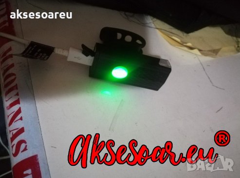 Водоустойчив преден фар лампа фенерче фарове светлини за велосипед колело акумулаторна LED светлина , снимка 3 - Аксесоари за велосипеди - 38396211