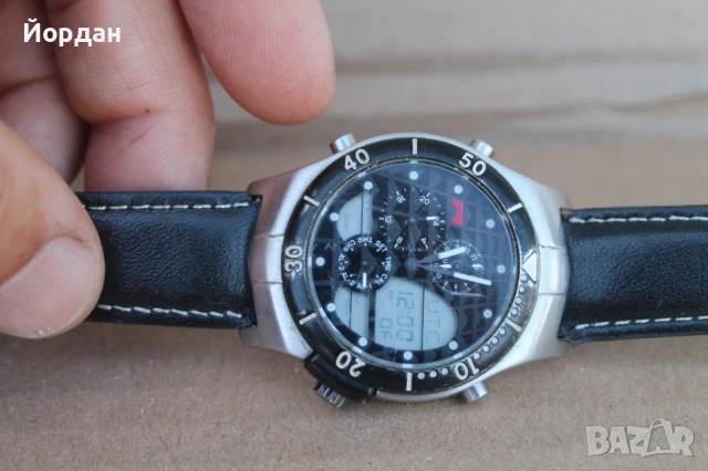 Швейцарски мъжки часовник ''Marlboro racing watch'' хронограф, снимка 11 - Мъжки - 50565464