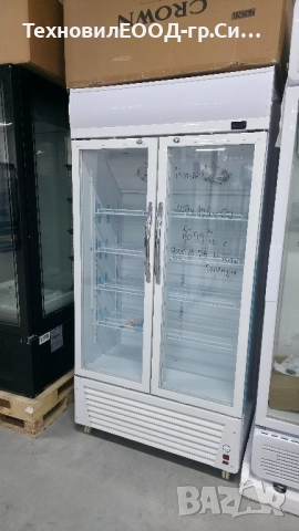 Двойна Хладилна Витрина 100 см, снимка 2 - Витрини - 51540665