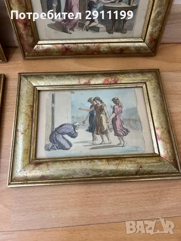 Картина с библейски мотиви, лот от 4 бр., снимка 6 - Картини - 49592753